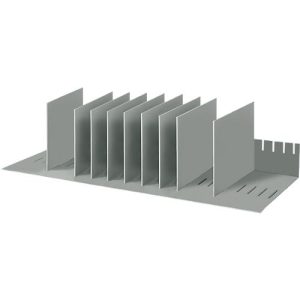 Sortierstation, DIN A4, Polystyrol, für Schränke, 8 Fächer, B 700 x T 275 x H 210 mm