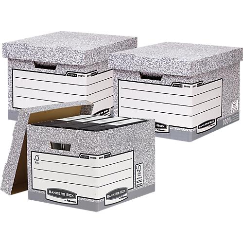 Sparset Fellowes Archivboxen Bankers Box®, 20 Stück + gratis 10 Stück