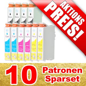 ersetzen Epson T061x; 10 kompatible Patronen | ES061x-10-LB