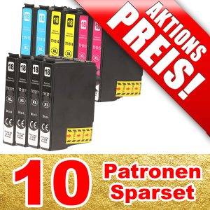 ersetzen Epson T181x; 10 kompatible Patronen | ES181x-10-LB