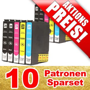 Aktion: 10 kompatible Patronen im Sparset ES299x-10-LB