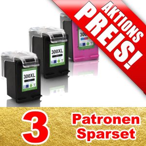 3 Patronen im Set: 2x 300XLBK. 1x 300XLCOL