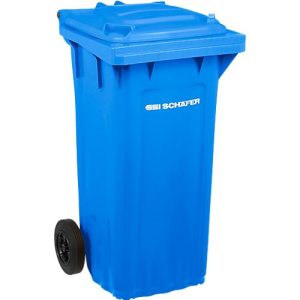 SSI Schäfer Mülltonne PRO 120 WAVE, 120 l, fahrbar, blau SSI Schäfer Mülltonne PRO 120 WAVE, 120 l, fahrbar, blau