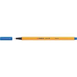 STABILO Fineliner Point 88, 0,4 mm, 10 Stück, blau
