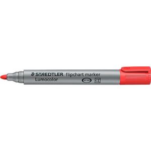 STAEDTLER Flipchartmarker Lumocolor rot, 2 mm, Rundspitze