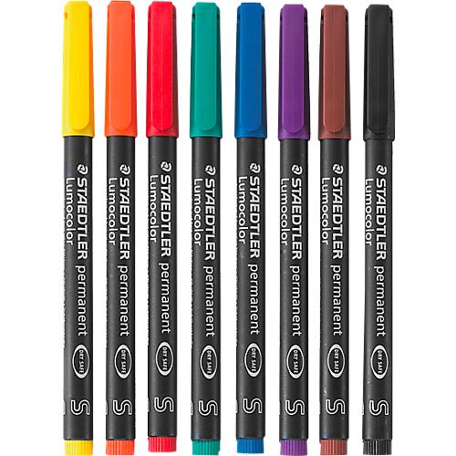 STAEDTLER Universalstift Lumocolor®, farbsortiert, 8er Set, S, WF