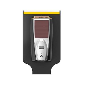 Ständer für Seifen- und Desinfektionsspender Rubbermaid AutoFoam, freistehend, aus Stahl, H 930 mm, schwarz