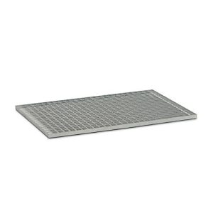 Stahlgitterrost für CEMO Euro-PE-Auffangwanne 250/2, verzinkt, B 1184 x T 780 x H 300 mm