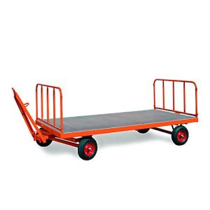 Stahlrohrwände für Schwerlast-Industrieanhänger, 750 mm hoch, 2 Stück