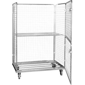Stahlrollbehälter 800 x 1200 mm, in Europaletten-Abmessung Stahlrollbehälter 800 x 1200 mm, in Europaletten-Abmessung