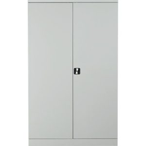 Stahlschrank, H 1950 x B 1200 x T 420 mm, lichtgrau 7035