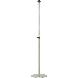 Standfuß, für Carbon-Heizstrahler, silber, höhenverstellbar, Ø 450 x H 2050 mm