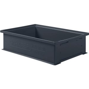 Stapelkasten 14/6-2H, 12 l, eisengrau, 5 Stück Stapelkasten 14/6-2H, 12 l, eisengrau, 5 Stück