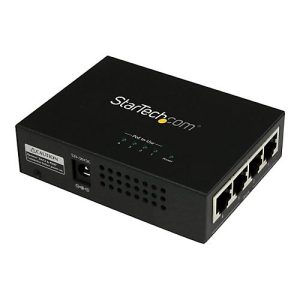 StarTech.com 4 Port Gigabit midspan – PoE+ Injektor – 802.3at/af – Wandmontierbar Power over Ethernet Midspan – Power Injector – 120 Watt StarTech.com 4 Port Gigabit midspan – PoE+ Injektor – 802.3at/af – Wandmontierbar Power over Ethernet Midspan – Power Injector – 120 Watt