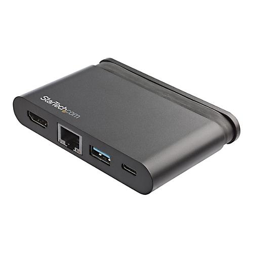 StarTech.com USB C Multiport Adapter mit HDMI - 4K - Mac / Windows - 1xA + 1xC - 100W PD 3.0 - GbE - Dockingstation - USB-C - GigE