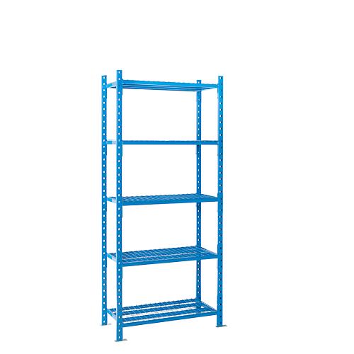 Steckregal-Grundfeld, m. 5 Drahtgitterböden, B 1010 x T 800 x H 2500 mm