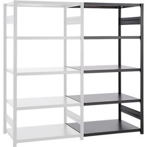 Steckregal ORDO Business, Anbauregal, modular, 5 Fachböden, Fachlast 140 kg, Feldlast 1200 kg, B 1010 x T 535 x H 2000 mm, Stahl, schwarz Steckregal ORDO Business, Anbauregal, modular, 5 Fachböden, Fachlast 140 kg, Feldlast 1200 kg, B 1010 x T 535 x H 2000 mm, Stahl, schwarz