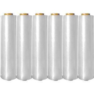 Stretchfolie, 430 mm x 300 m, 7 my, 6 Rollen