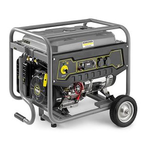 Stromerzeuger Kärcher PGG 3/1, Benzinbetrieb, mobil, 2,8 kW, 15 l, bis 12 h, 74 dB, Spannungsregler, Ölmangel- & Überlastschutz, Elektrostartregler