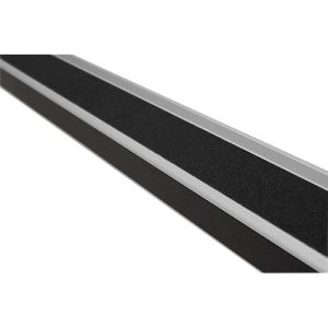 Stufenprofile CleanGrip, Schraubvariante, zur Markierung von Treppenstufen nach DIN 18040, L 1000 x B 60 x H 30 mm, schwarz Stufenprofile CleanGrip, Schraubvariante, zur Markierung von Treppenstufen nach DIN 18040, L 1000 x B 60 x H 30 mm, schwarz
