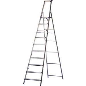 Stufenstehleiter Lila-Serie, 10 Stufen