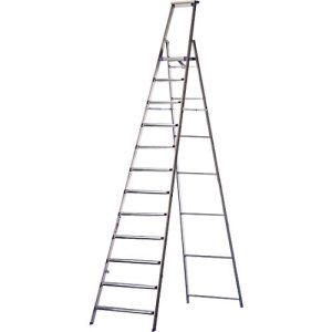 Stufenstehleiter Lila-Serie, 12 Stufen