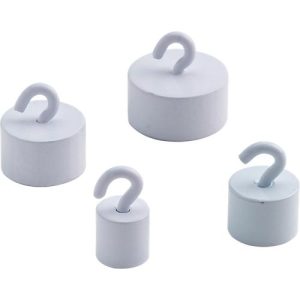 Super Kraftmagnete, weiß, 15 mm