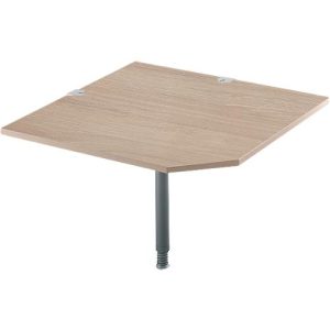 Systemwinkelplatte, CAD, Fuß, B 1200 mm x T 1200 mm, Eiche/anthrazit Systemwinkelplatte, CAD, Fuß, B 1200 mm x T 1200 mm, Eiche/anthrazit