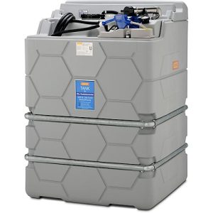 Tankanlage CEMO CUBE Indoor Basic für AdBlue®, 6 m Schlauch, B 1200 x T 1150 x H 1740 mm, 1500 l Volumen
