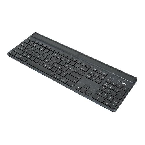 Targus EcoSmart - Tastatur - nachhaltige Energiegewinnung - antimicrobial - hintergrundbeleuchtet - kabellos