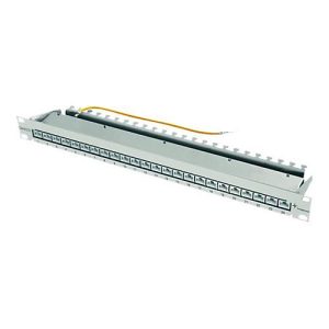 Telegärtner MPP24-HS K – Patch Panel – CAT 6a – STP – RJ-45 X 24 – Hellgrau, RAL 7035 Telegärtner MPP24-HS K – Patch Panel – CAT 6a – STP – RJ-45 X 24 – Hellgrau, RAL 7035