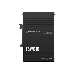 Teltonika TSW010 – Switch – 5 x 10/100 – an DIN-Schiene montierbar – Passives PoE