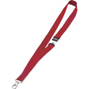 Textilband Durable, für Ausweishalter/Namensschilder, Karabinerhaken, Sicherheitsverschluss, L 440 x B 20 mm, Textil, rot, 10 Stück Textilband Durable, für Ausweishalter/Namensschilder, Karabinerhaken, Sicherheitsverschluss, L 440 x B 20 mm, Textil, rot, 10 Stück