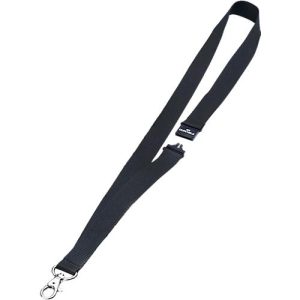 Textilband Durable, für Ausweishalter/Namensschilder, Karabinerhaken, Sicherheitsverschluss, L 440 x B 20 mm, Textil, schwarz, 10 Stück Textilband Durable, für Ausweishalter/Namensschilder, Karabinerhaken, Sicherheitsverschluss, L 440 x B 20 mm, Textil, schwarz, 10 Stück