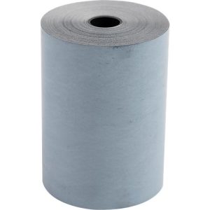 Thermorolle Safe Contact, 1-lagig, 52 g/m², B 80 mm x L 44 m, 60 mm Ø, 10 Rollen, blaugrau