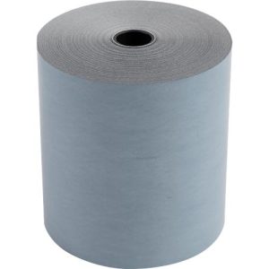 Thermorolle Safe Contact, 1-lagig, 52 g/m², B 80 mm x L 76 m, 80 mm Ø, 10 Rollen, blaugrau