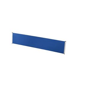 Tisch-Trennwand Aluna, 2000 x 600 mm, blau