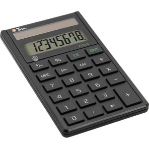 Tischrechner Twen Eco 8, solarbetrieben, 8-stelliges Display, 37 g, Vorzeichenwechsel, 1 Speicher Tischrechner Twen Eco 8, solarbetrieben, 8-stelliges Display, 37 g, Vorzeichenwechsel, 1 Speicher