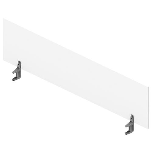 Tischtrennwand ARLON-OFFICE, für Schreibtische mit B 1800 mm, weiß