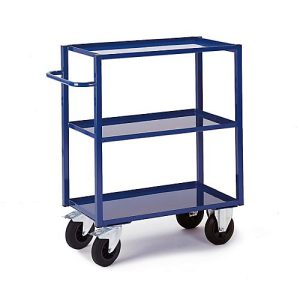 Tischwagen, 3 Ladeflächen/Blechwannen, 995 x 695 mm, Tragkraft 400 kg Tischwagen, 3 Ladeflächen/Blechwannen, 995 x 695 mm, Tragkraft 400 kg
