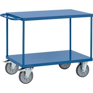 Tischwagen mit Stahlblech-Plattformen, L 1197 x B 709 x H 900 mm