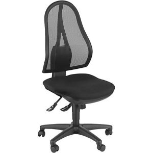Topstar Bürostuhl OPEN POINT SY, Synchronmechanik, ohne Armlehnen, Bandscheibensitz, schwarz