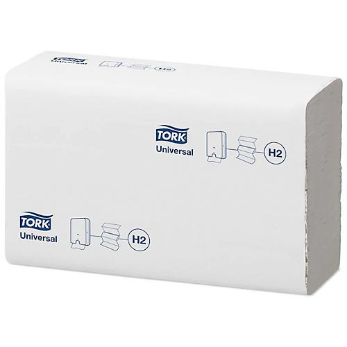 Tork® Multifold-Handtücher Xpress 471093, 1-lagig, Multifold-Handtuchsystem H2, L 234 x B 213 mm, 20 Pack á 250 Stück (5000 Tücher), weiß
