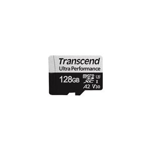 Transcend 340S – Flash-Speicherkarte – 128 GB – A2 / Video Class V30 / UHS-I U3 / Class10 – microSDXC