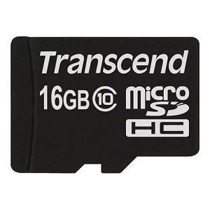 Transcend – Flash-Speicherkarte – 16 GB – Class 10 – microSDHC Transcend – Flash-Speicherkarte – 16 GB – Class 10 – microSDHC