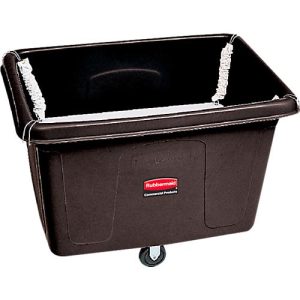 Transportwagen Rubbermaid CUBETRUCK, 396 Liter, federgelagert, L 1120 x B 787 x H 825 mm, schwarz Transportwagen Rubbermaid CUBETRUCK, 396 Liter, federgelagert, L 1120 x B 787 x H 825 mm, schwarz