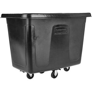 Transportwanne Rubbermaid Cube Truck, 0,33 m³, mit Rollen, schwarz Transportwanne Rubbermaid Cube Truck, 0,33 m³, mit Rollen, schwarz