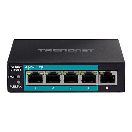 TRENDnet TE-FP051 - Switch - 5 Anschlüsse - unmanaged