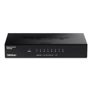 TRENDnet TEG S83 – Switch – 8 x 10/100/1000 – Desktop – TAA-konform TRENDnet TEG S83 – Switch – 8 x 10/100/1000 – Desktop – TAA-konform