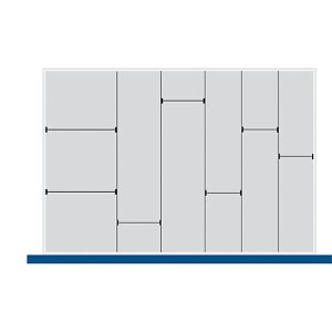 Trenn-/Steckwand-Sortiment, 5 Trennwände, 7 Steckwände, für Serie Verso, für Fronthöhe Schublade 100/125 mm, H 77 mm Trenn-/Steckwand-Sortiment, 5 Trennwände, 7 Steckwände, für Serie Verso, für Fronthöhe Schublade 100/125 mm, H 77 mm